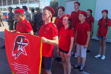 Юнармейцы Московской области принимают участие в Армейских международных играх