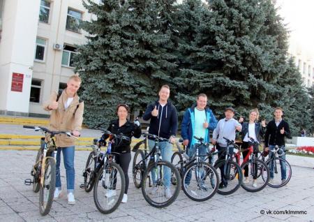 Представители Общественной палаты Коломенского городского округа – участники акции «На работу на велосипеде».
