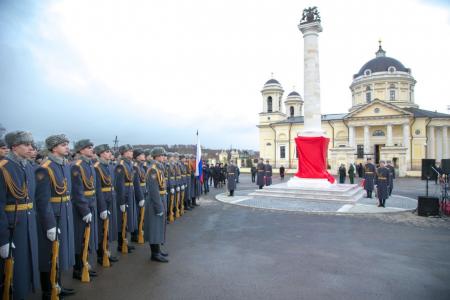 Обелиск дворянскому роду Бибиковых открыли в коломенском селе Шкинь