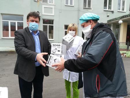 Компания «РоИл» передала в Коломенскую ЦРБ респираторы для защиты медицинских работников