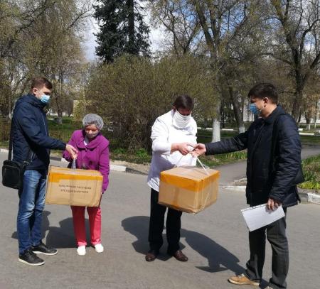 Предприниматели передали в Коломенскую ЦРБ 5000 одноразовых масок