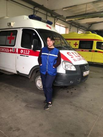 Студентки коломенского медколледжа пришли на работу в скорую помощь