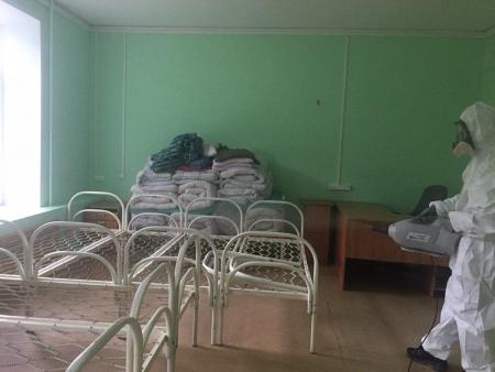 В поликлинике №3 проводят дезинфекцию