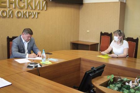 Глава Коломенского городского округа Денис Лебедев провел прием жителей