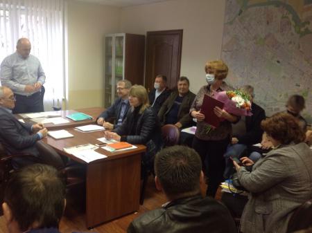 С двадцатилетием трудовой деятельности поздравили инженера-эколога ООО «ДГХ»