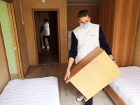 Молодогвардейцы Коломны помогли переоборудовать палаты для пациентов с короноворуской инфекцией