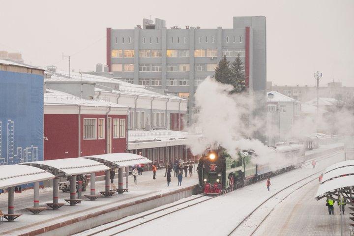 Коломенский поезд стал звездой фестиваля «Русское Рождество»