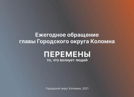 Ежегодный отчет главы за 2020 год