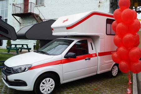 Коломенской ЦРБ подарили автомобиль неотложной помощи