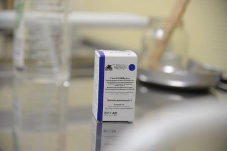 Ещё 50 сотрудников Департамента городского хозяйства сегодня получили первый компонент вакцины от коронавируса