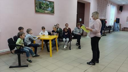 Дети стали участниками игровой программы в сельском доме культуры Озёр