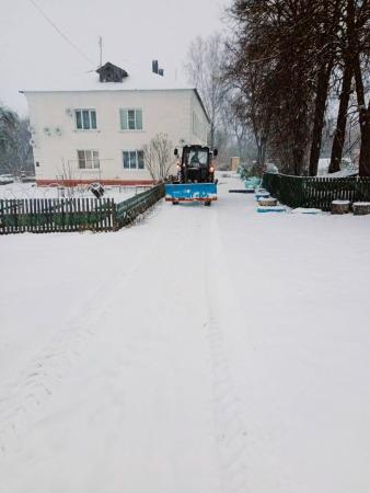 В Городском округе Коломна ликвидируют последствия снегопада