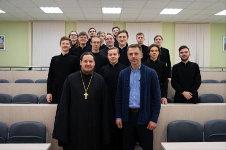 Коломенскую семинарию посетил актер театра и кино Игорь Петренко