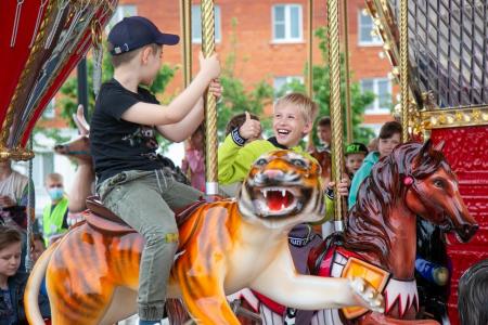 Как будет работать детская карусель на Житной площади в Коломне на майских праздниках