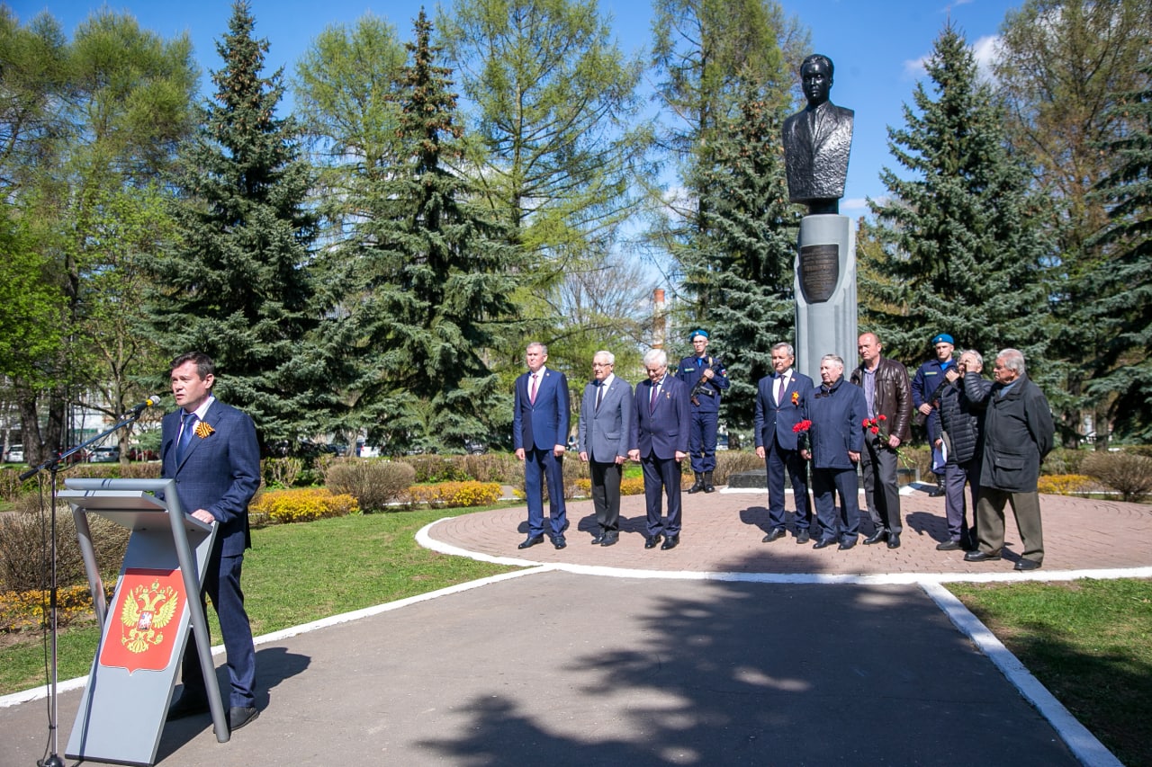 Митинг в честь 120-летия со дня рождения Бориса Ивановича Шавырина прошел в Коломне