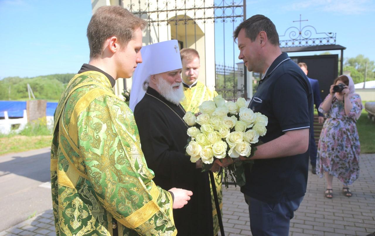 Мощи преподобного Сергия Радонежского доставили в коломенское село Шкинь