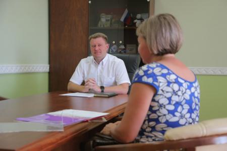 Первый замглавы администрации округа провёл личный приём жителей Коломны