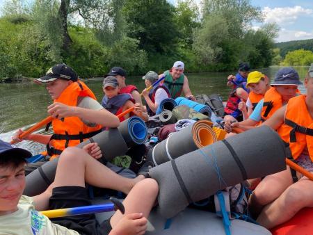 Юные коломенцы совершили четырёхдневный поход