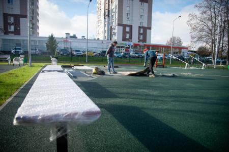 Работы по возведению пристроя гимназии № 8 на финишной прямой