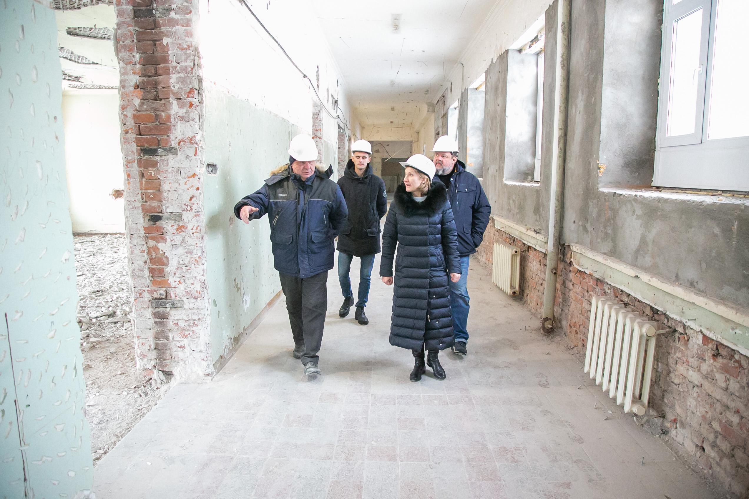 Капитальный ремонт старого хирургического корпуса Коломенской областной больницы продолжается
