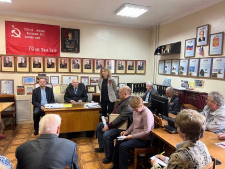 Коломенским ветеранам рассказали о праздновании Дня Победы в Коломне