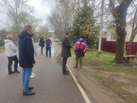 24 апреля первый заместитель Главы Городского округа Коломна Лубяной Д.Б. пров&euml;л обход территории в г.Озёры