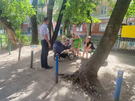 В мкрн. Голутвин 25 июля состоялся обход территории