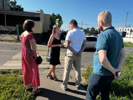 11 сентября в 15-00 заместитель главы округа Истомин Роман Михайлович провел обход территории мкрн. Центральный