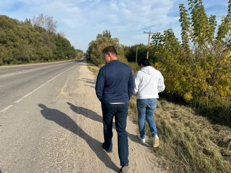 30 сентября заместитель главы округа Истомин Роман Михайлович провел обход территории д. Зиновьево