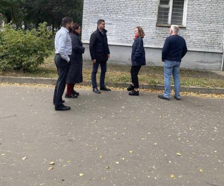 Заместитель главы округа Ходасевич Дмитрий Игоревич провел обход территории