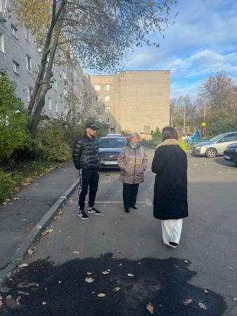 Заместитель главы округа Потиха Кристина Игоревна провела обход территории с. Шкинь