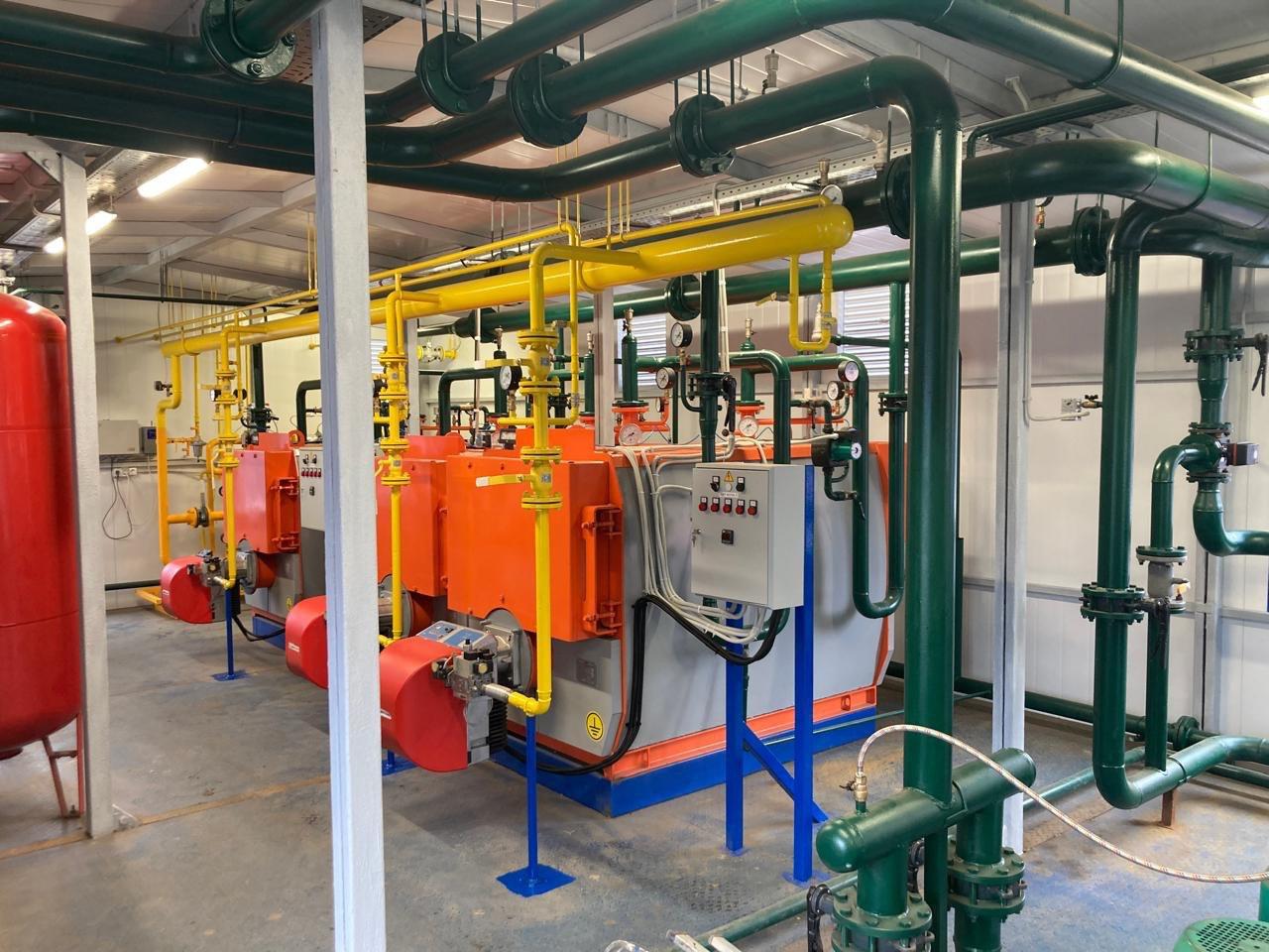 В Озёрах завершилось строительство новой блочно-модульной котельной на улице Юрия Сергеева