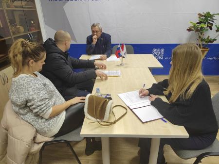 Депутат Совета депутатов Городского округа Коломна Николай Герлинский провёл личный приём жителей Городского округа Коломна.