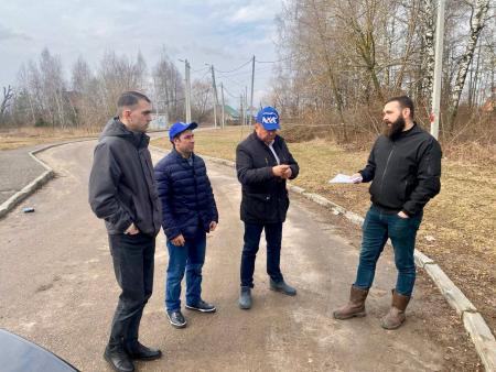 Координатор партийного проекта «Городская среда» Сергей Цаплинский проверил благоустройство Парка 50-летия Октября