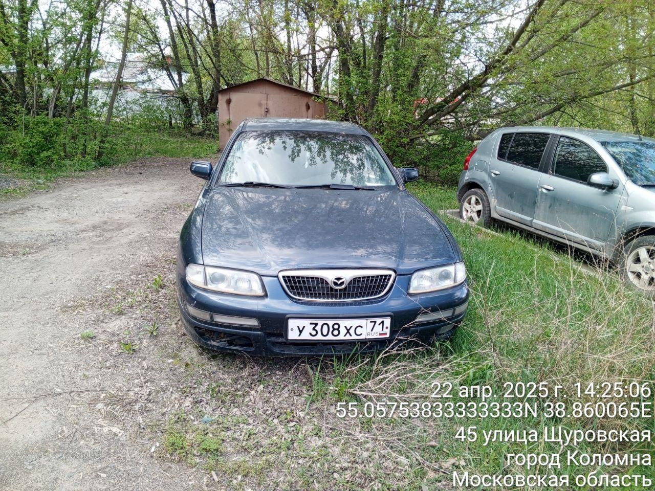 Разыскивается собственник (владелец) транспортного средства марки Мазда, гос.рег.знак У308ХС71