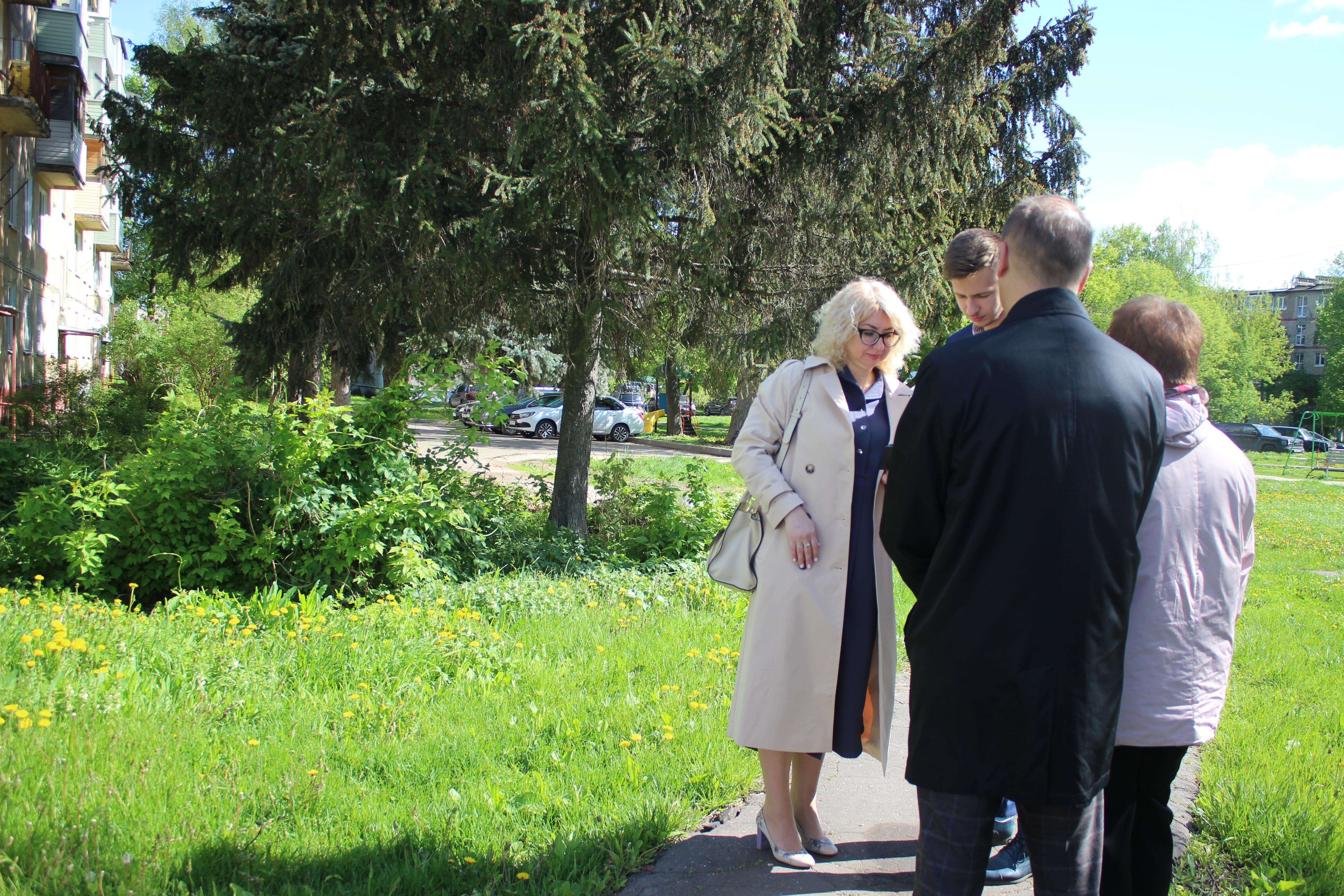 Заместитель главы округа Ирина Дмитриева провела обход территории