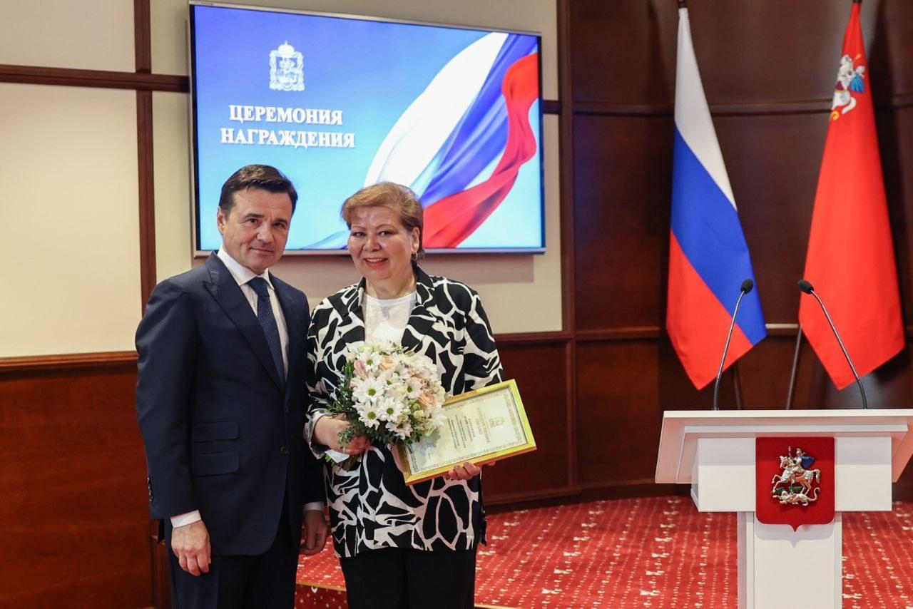 Старосту деревни из Городского округа Коломна наградили Благодарственным письмом губернатора Московской области