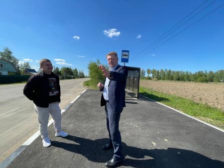 Первым заместителем Главы Лубяным Д.Б. проведен обход территорий д. Марково