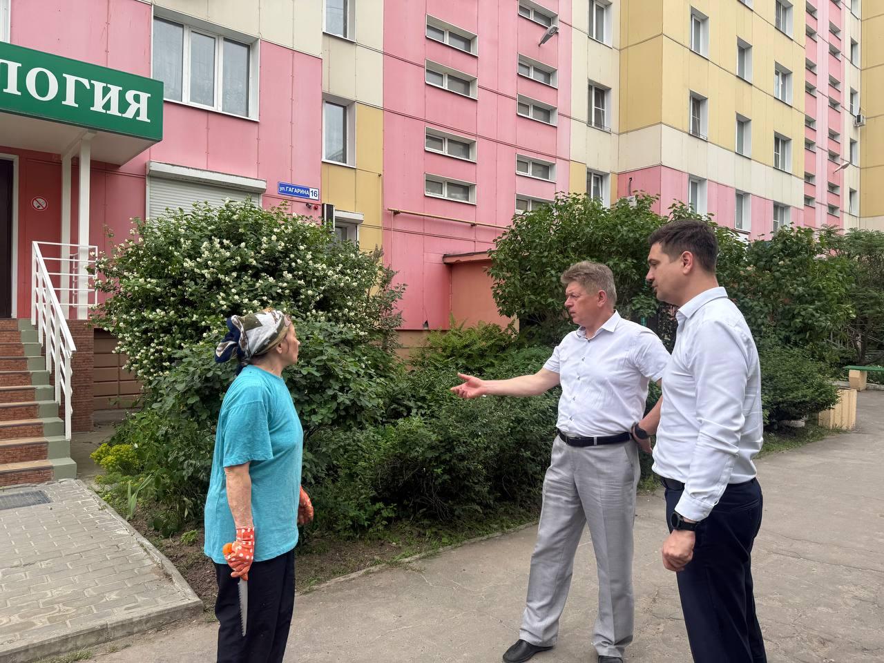 Заместитель главы городского округа Коломна Дмитрий Ходасевич провел традиционный еженедельный обход территории