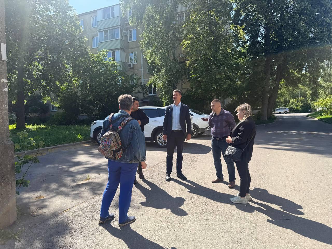 Заместитель главы Г.о. Коломна Ходасевич Дмитрий Игоревич провел обход территории