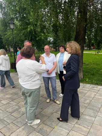 26 июня состоялся обход территории Запрудского парка