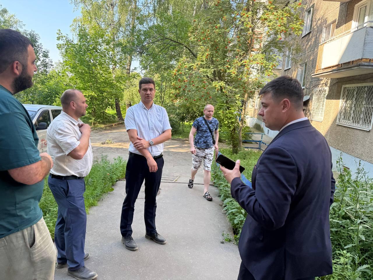 Заместитель главы округа Ходасевич Дмитрий Игоревич провел обход территории