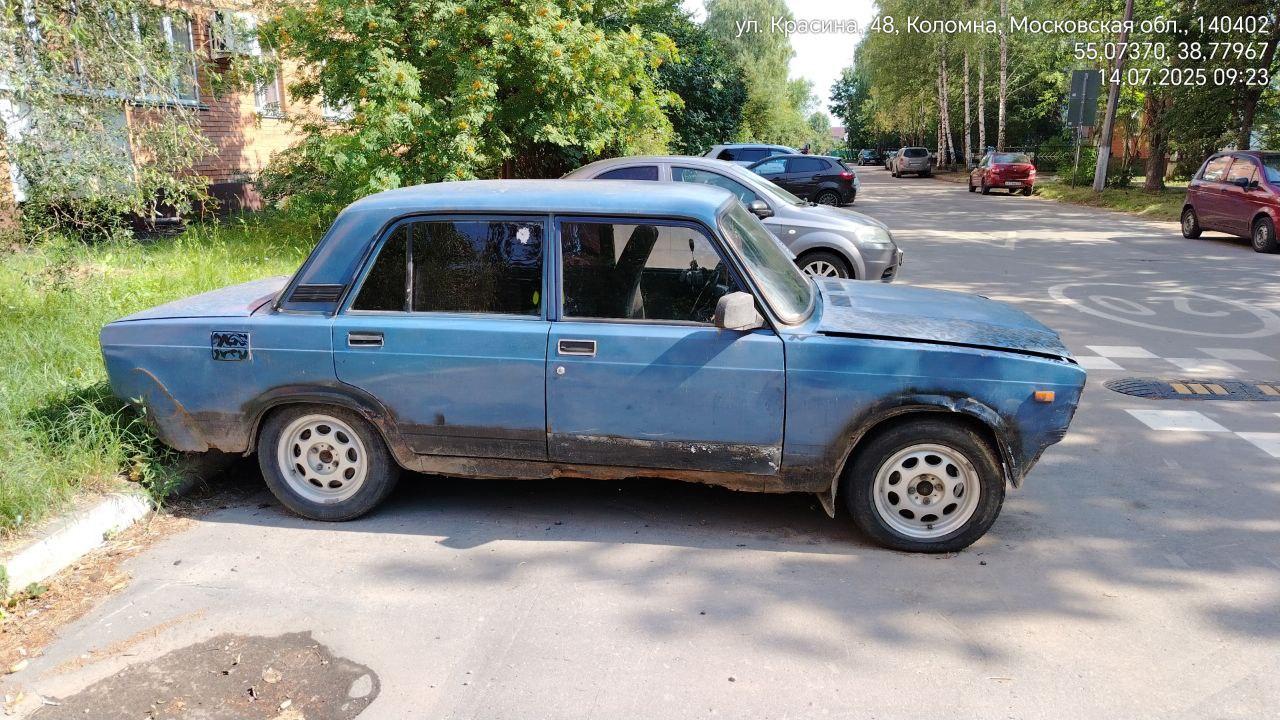 Разыскивается собственник (владелец) транспортного средства марка/модель ВАЗ 2107