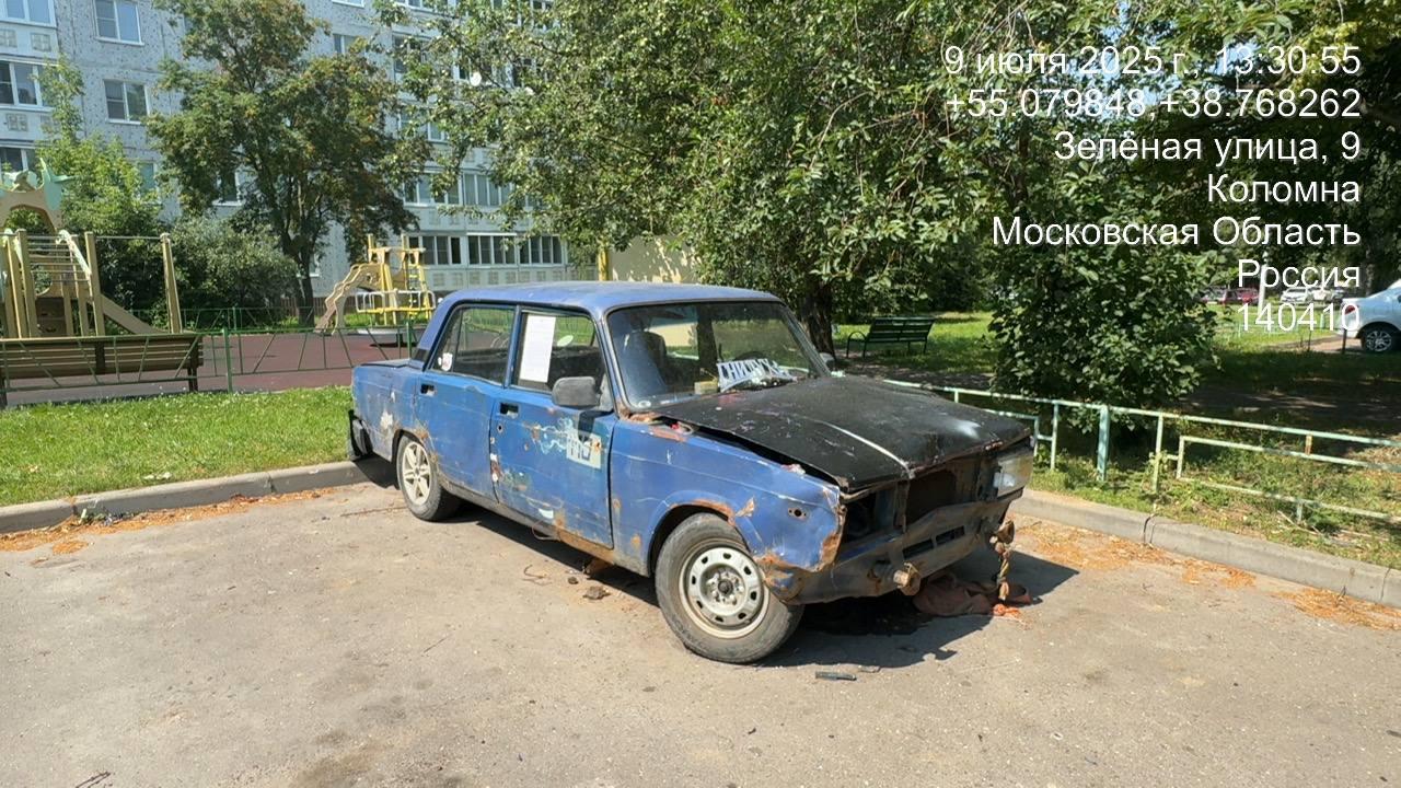 Разыскивается собственник (владелец) транспортного средства марка/модель ВАЗ 2107 гос. рег. знак В106ТК 62