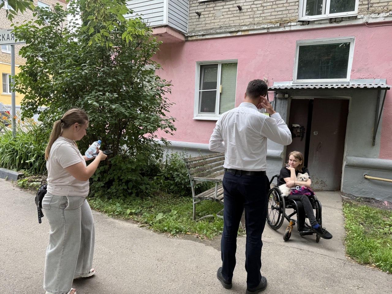 Заместитель главы округа Ходасевич Дмитрий Игоревич провел обход территории