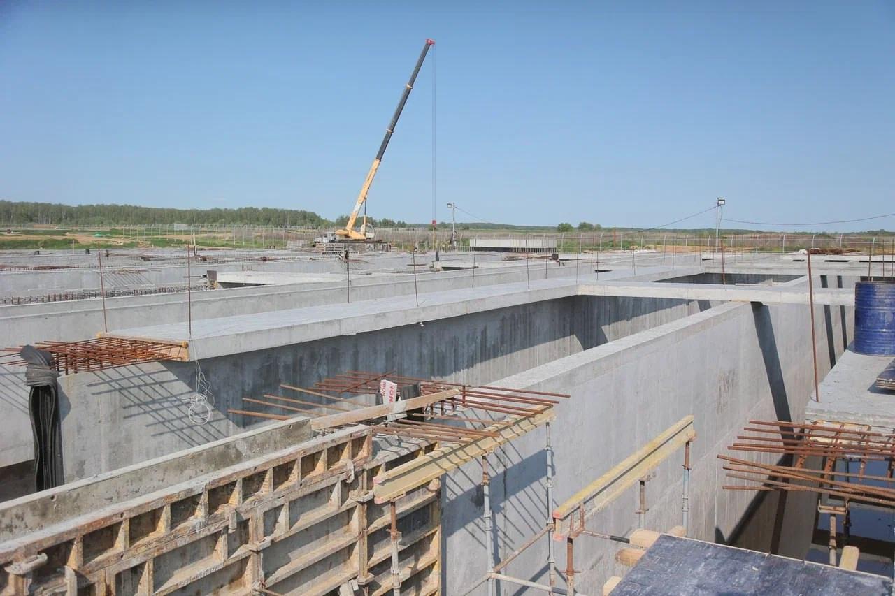 Более чем на 50 процентов завершена реконструкция очистных сооружений в посёлке Сергиевский