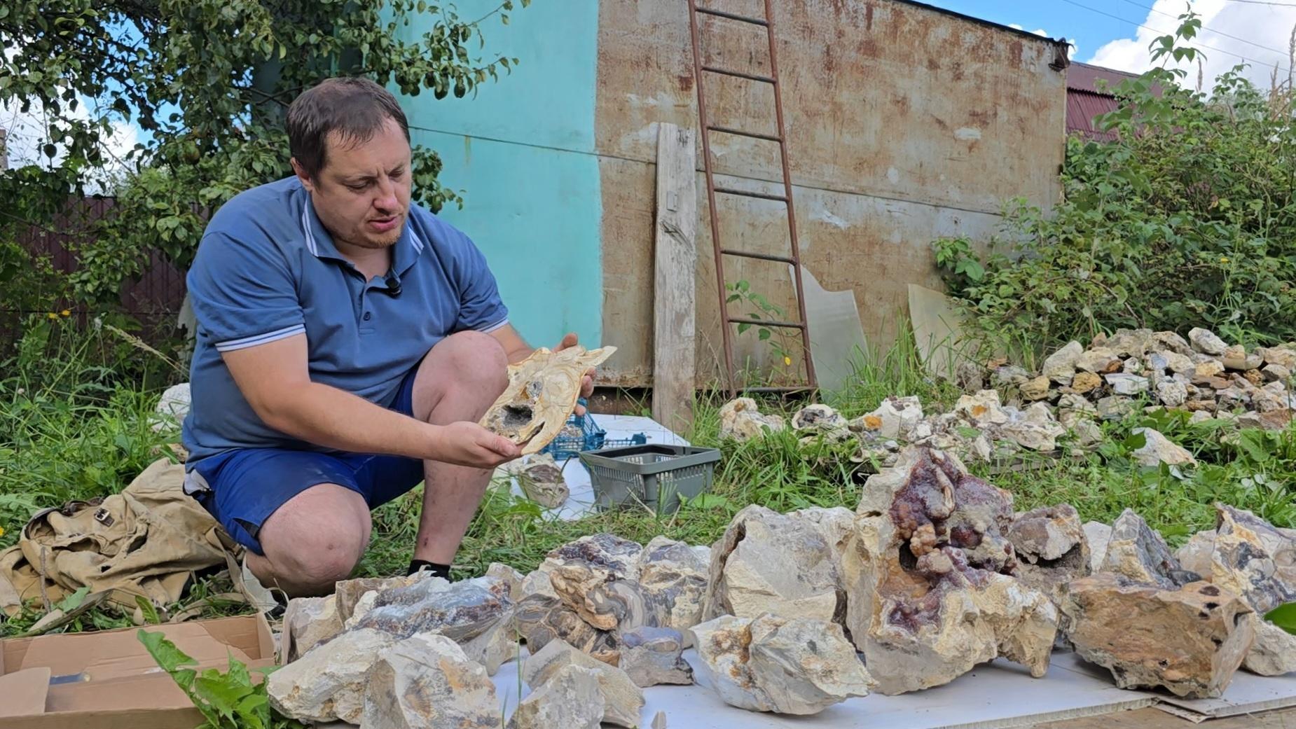 Уникальную коллекцию минералов собрал дома житель Коломны