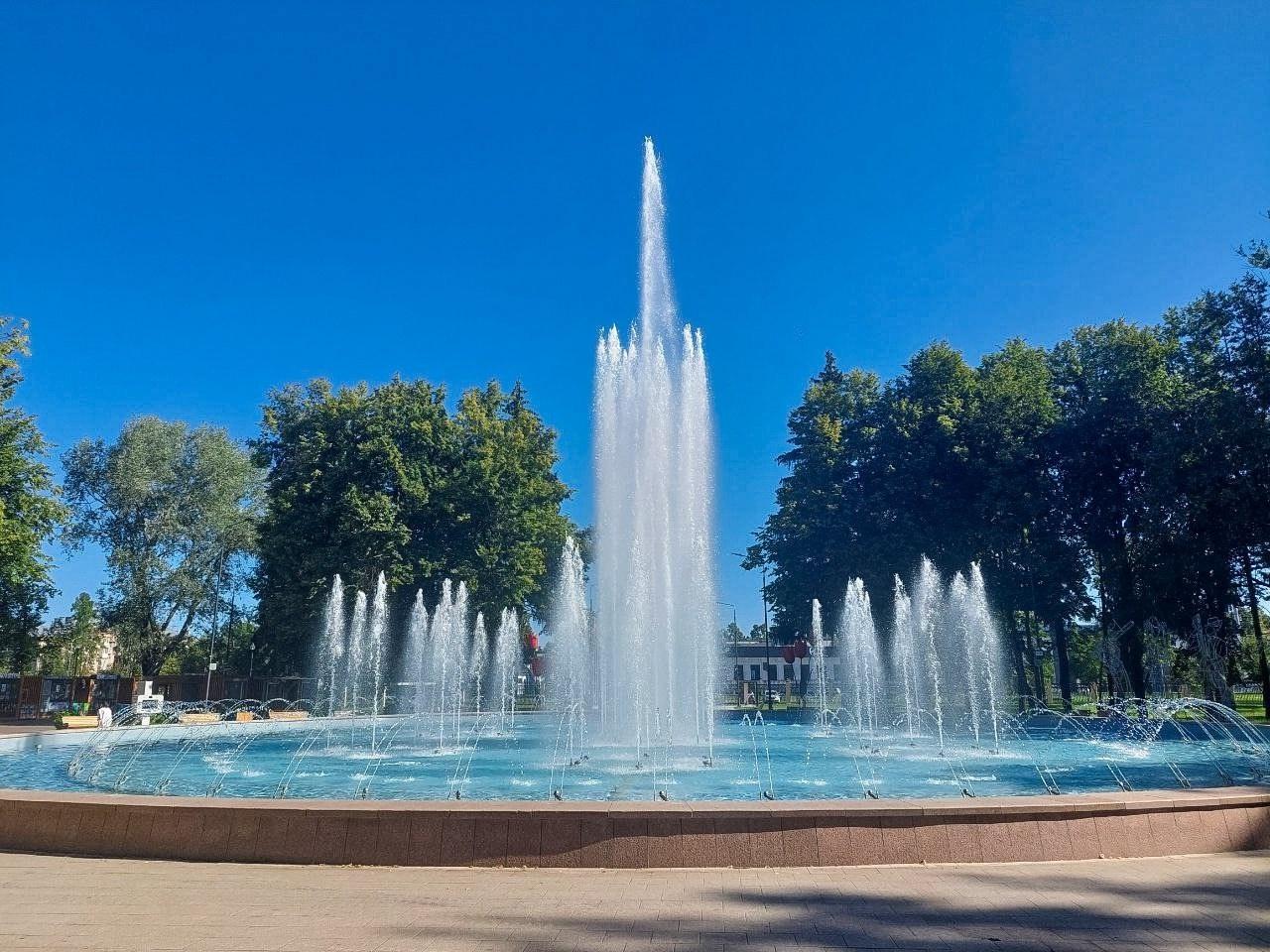 В Коломне завершились профилактические работы на городских фонтанах