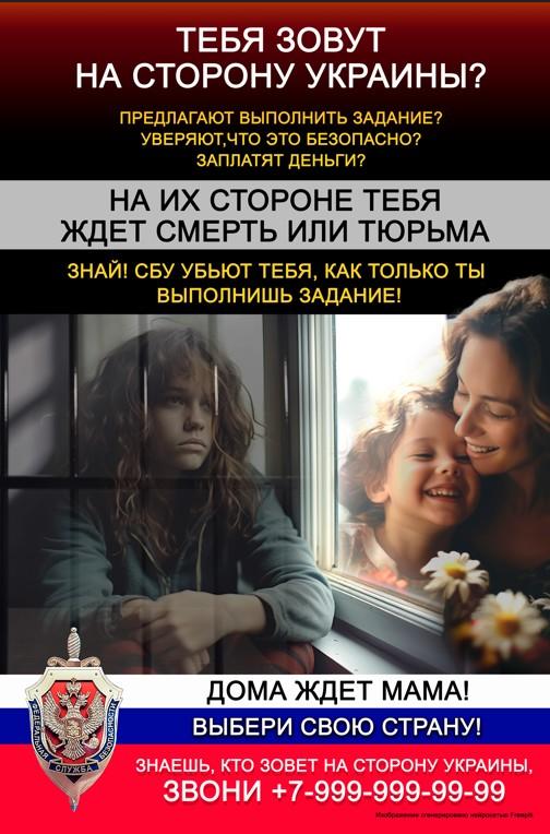 Терроризм — это ложь, насилие и смерть. Не участвуй!