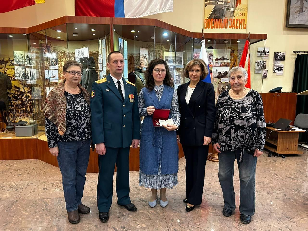 Государственную награду передали в Коломне потомкам героя, погибшего в 1955 году при взрыве линкора «Новороссийск»